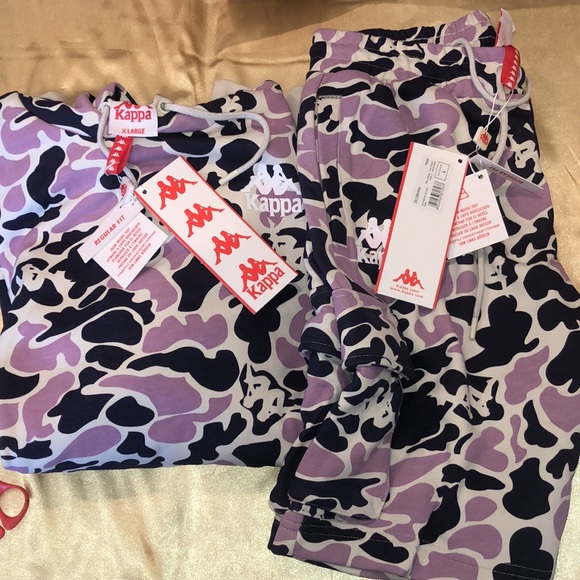 Kappa Other - NWT Kappa 2 piece bundle: XL Hoodie & L shorts